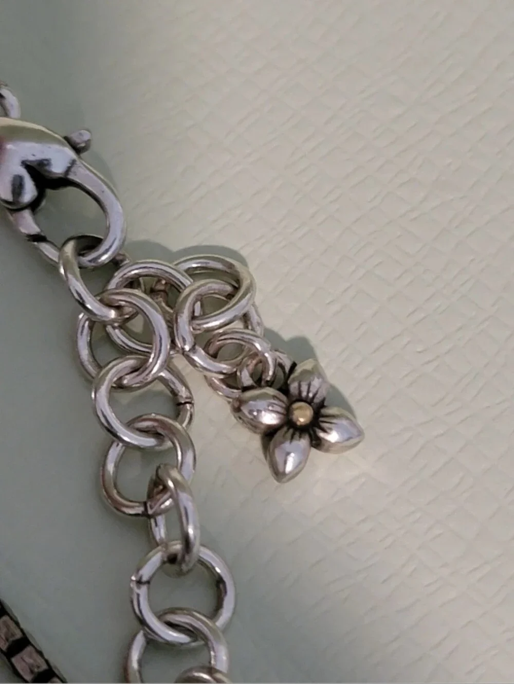 Brighton Silver & Gold Reversible Grace Cross Pendant/Necklace